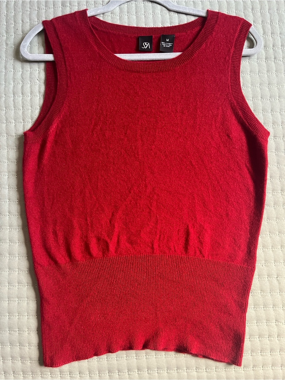 Saks 5th Ave. 100% Cashmere Sweater Vest- Luxury Layering